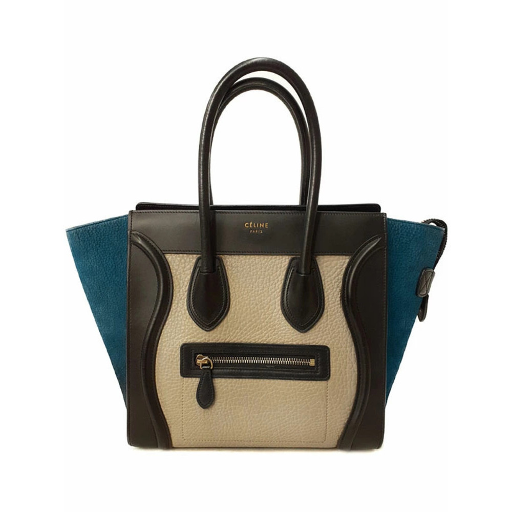 Celine Luggage Shopper 2way Handbag calfskin leather - Picture 1 of 9